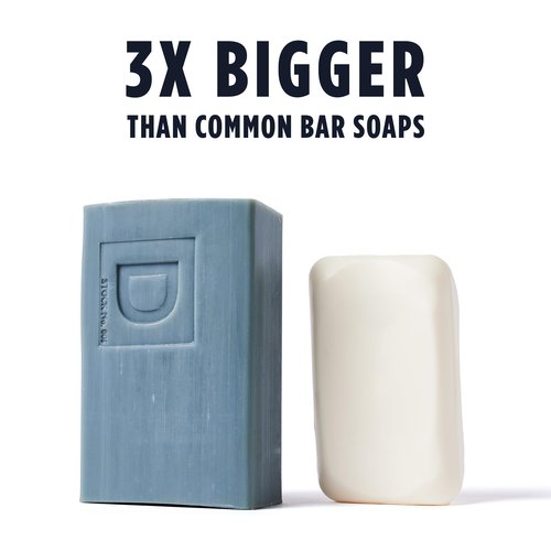 Duke Cannon Supply Co. Big Brick of Soap for Men – Midnight Swim Fresh Water Scent, Extra Large 10 oz Bars, 3-Pack