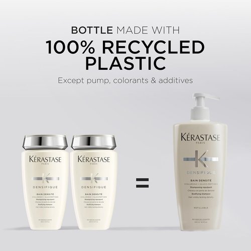 Kerastase Densifique Densité Shampoo - Thickening & Strengthening for Fine Hair | Adds Shine & Removes Build-Up