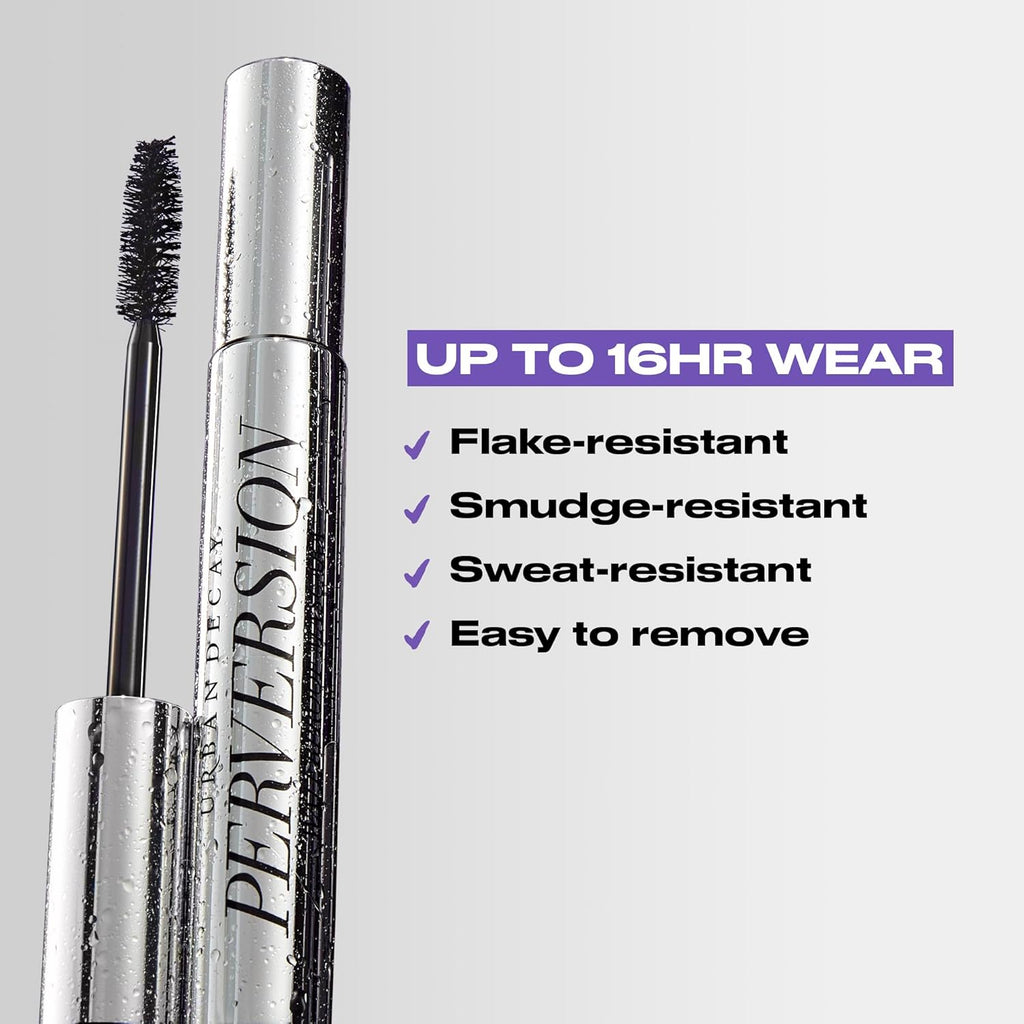 Urban Decay Perversion Waterproof Mascara - Volumizing, Lengthening Formula with Nourishing Proteins | 0.34 fl oz