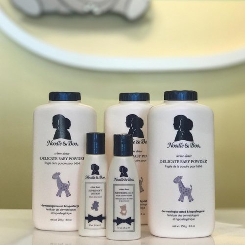 Noodle & Boo Bundle of Joy Newborn Baby Gift Set - 2-in-1 Hair & Body Wash & Super Soft Lotion