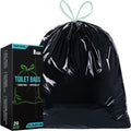 TRIPTIPS Portable Toilet Bags - Leak-Proof 8 Gallon Camping Waste Bags | Ideal for Hiking & Travel