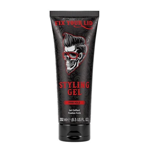 Fix Your Lid Styling Gel for Men's Hair - Firm Hold for Fuller Look - Easy Wash Out - 8.5 Oz