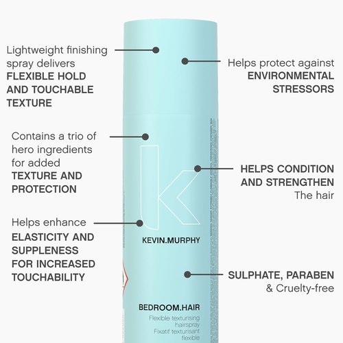 KEVIN.MURPHY BEDROOM.HAIR - Flexible Texturizing Hair Spray for Effortless Styles - 235 mL / 7.9 fl oz