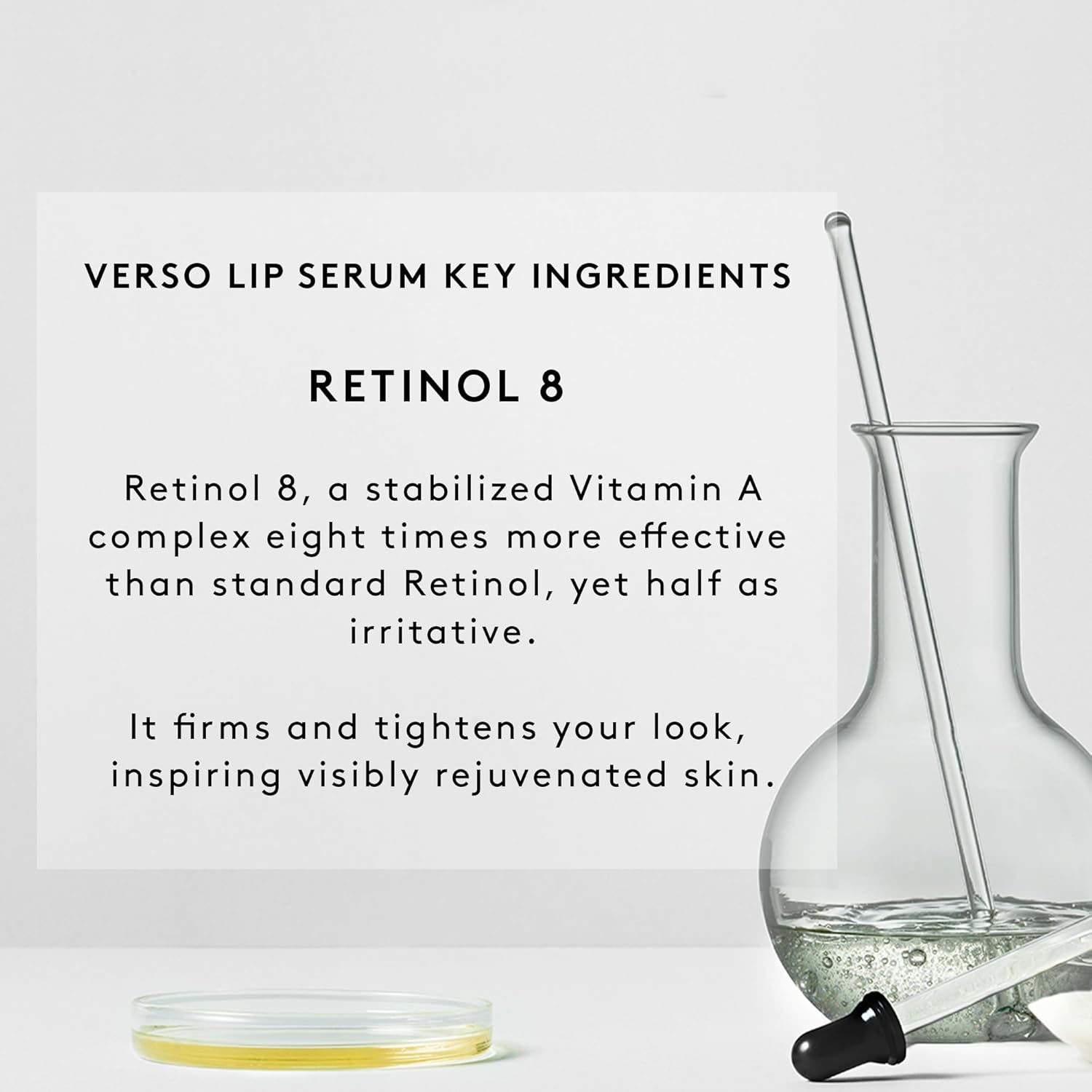 Verso Lip Serum - Hydrating Formula for Soft, Plump Lips | 0.5 Fl Oz
