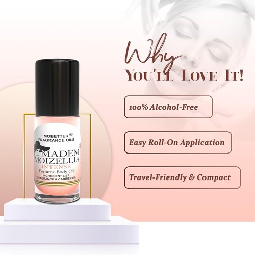 MOBETTER Fragrance Oils | Madem Moizellia Intense 1 Oz Women's Perfume Body Oil