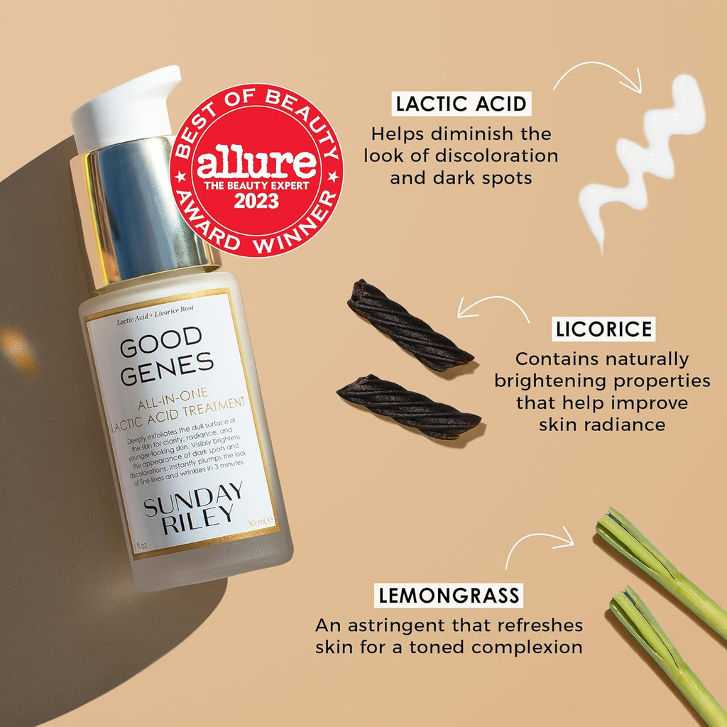 Sunday Riley Good Genes Lactic Acid Treatment Serum - All-in-One Anti-Aging Solution