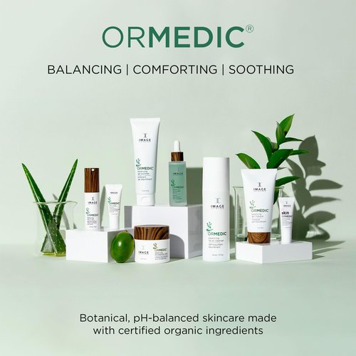 IMAGE Skincare, ORMEDIC Balancing Antioxidant Serum, Hydrates & Soothes Skin with Organic Aloe Vera, Vitamin C, & Botanical Extracts, 1 fl oz