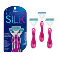 Schick Hydro Silk Ultimate Pubic Skin Protection, Disposable Razors for Women Sensitive Skin | Pubic Hair Razor for Women, Bikini Razor, Womens Razors Bikini Line, 3ct