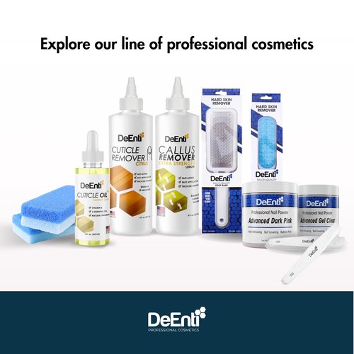 DeEnti Instant Cuticle Remover Gel, Professional Cuticle Softener with Instant 15-Second Removal, 8oz Bottle for Hand, Foot & Nail Care, Salon Quality Manicure & Pedicure Supplies