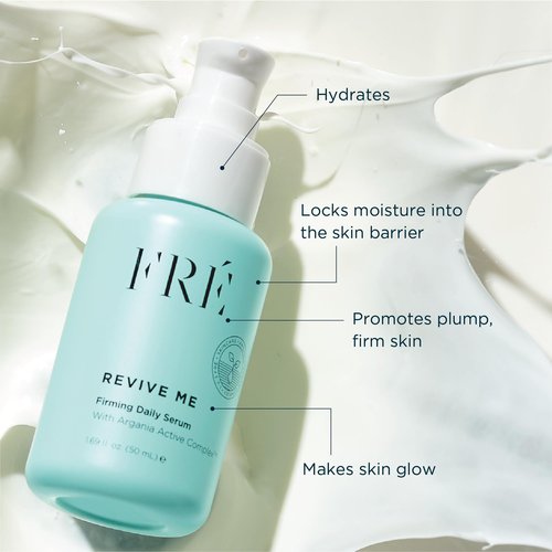 FRÉ Niacinamide Face Serum – Daily firming + plumping serum, Contains niacinamide + hyaluronic acid + Argania Active Complex™, Vegan, cruelty-free, hypoallergenic