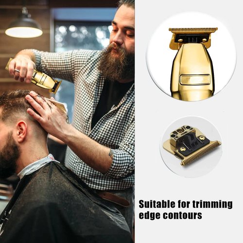 FX707Z DLC Replacement Blades Compatible with BaBylissPRO Outlining Hair Trimmers FX787 and LoPROFX Trimmers FX726,2 Pack