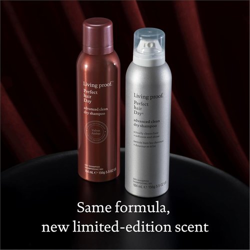 Living Proof Perfect Hair Day Dry Shampoo - Advanced Clean Formula, 5.5 oz | Limited Edition Velvet Amber Scent