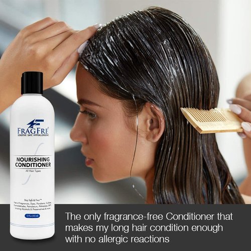 Regine Switzerland Fragrance-Free Conditioner - Hypoallergenic 12 oz for Sensitive Skin | Deep Conditioning for Normal, Treated, and Fragile Hair