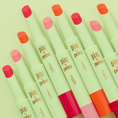 Pixi LipGlow - Sheer Buildable Color Lip Balm with Glossy Finish | Hydrating Formula in Ruby | 0.05 oz/1.5g