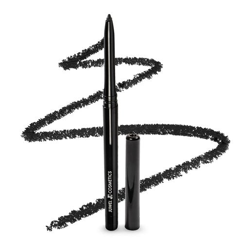 Juwel Cosmetics Automatic Eyeliner - Smudge-Proof Waterproof Formula with Castor Oil & Aloe Vera | Long-Lasting Vegan Makeup