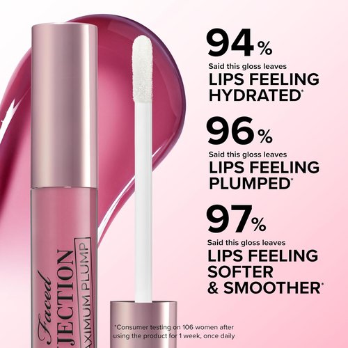 Too Faced Lip Injection Maximum Plump - Extra Strength Hydrating Lip Plumper Gloss | 0.14 Fl Oz