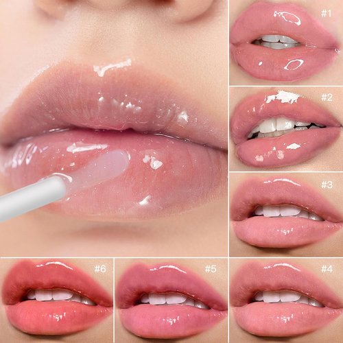 **BAISEN DIARY Plumping Lip Oil - Ultra-Hydrating Glossy Finish for Smooth, Juicy Lips | #5 Soft Pink**