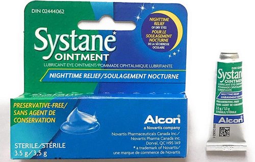Systane Lub Eye Nightime Ointment 3.5g (2 Pack) 0.12 Ounce