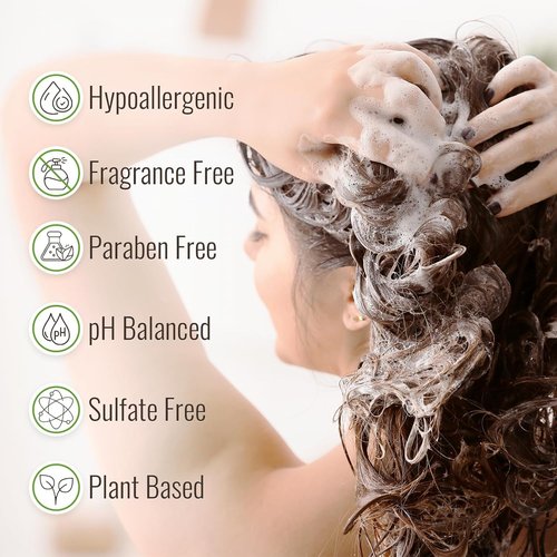 Manuka Honey Shampoo & Conditioner Set - Soothing Moisturizing Formula for Eczema & Curly Hair
