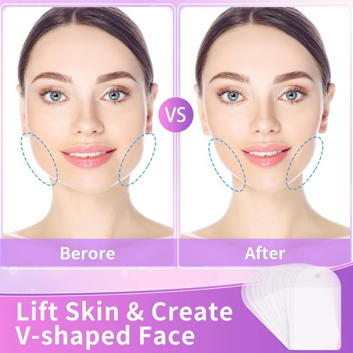 Neck Tape Lifting Invisible for Sagging Skin Double Chin Jowls Eyes Wrinkles,Face Tape Lifting Invisible 140PCS Face Lift Tapes and Bands with 8 Strings Facelift Tape for Face,Neck Tape Lift Turkey
