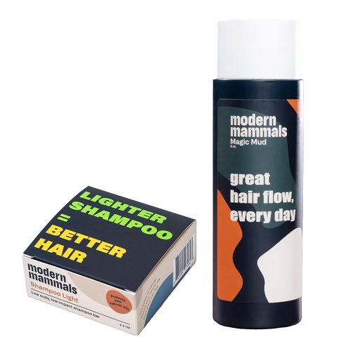 Modern Mammals Men's Shampoo Alternative - Sulfate-Free CoWash for Enhanced Hair Volume | 8oz Bottle