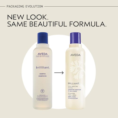 Aveda Brilliant Shine Boosting Shampoo - Adds Shine & Clarifies Product Build-Up | 8.5 Fl Oz | Jasmine, Rose, Clove Aroma