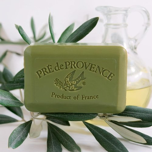 Pre de Provence Artisanal Soap Bar - Organic Shea Butter Enriched | Quad Milled for Luxurious Lather, 8.8 Oz