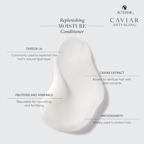 Alterna CAVIAR Anti-Aging Moisture Conditioner - Hydrates & Restores Dry, Brittle Hair | Sulfate Free