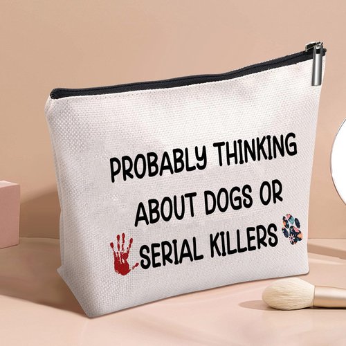 JFEHBFL True Crime Gifts for Women Makeup Bag True Crime Lover Gift Zipper Pouch Travel Cosmetic Bag Birthday Gifts for Women