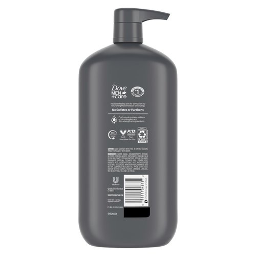 DOVE MEN + CARE body and face wash rejuvenating mango + cedarwood for Men, with 24-Hour Nourishing Micromoisture Technology, 30 oz