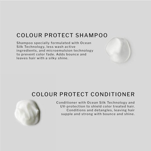 SACHAJUAN Colour Protect Shampoo & Conditioner Set - UV Defense with Ocean Silk Technology | Vegan & Paraben-Free | 2 x 8.45 oz