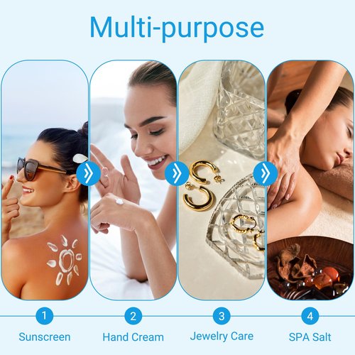 Keketin 8 oz Clear Glass Jars, 16 Pack Empty Cosmetic Jars with Black Lids, Multipurpose Glass Containers for Creams, Lotions, Makeup, Slime Making