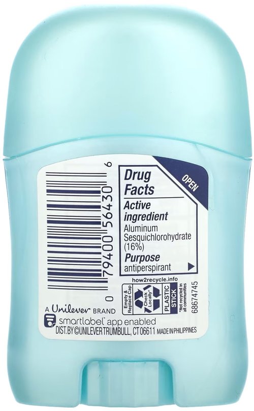 Degree Women’s Travel Deodorant Shower Clean 18-Pack – 72H Body Heat Activated Mini Antiperspirant, 0.5 Oz Ea