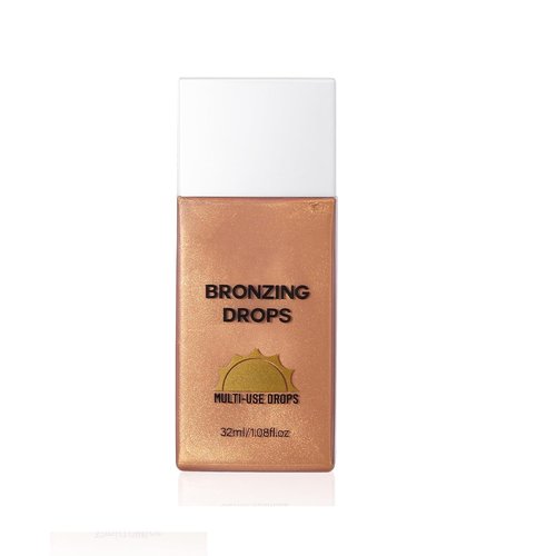 MAEPEOR Bronzing Drops - Liquid Bronzer for Face & Cheeks | Instant Sun-Kissed Glow (Color 02)