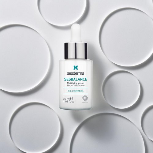 Sesderma SESBALANCE Mattifying Serum - Niacinamide & Retinol for Smooth Skin Texture | 1.0 fl. oz