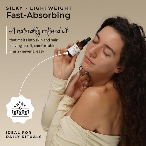 Organic Rosehip Seed Oil | 100% Pure, Cold-Pressed, Unrefined | USDA Certified Organic | Amber Glass Bottle with Glass Dropper | For Face, Skin & Hair - 1 Fl Oz