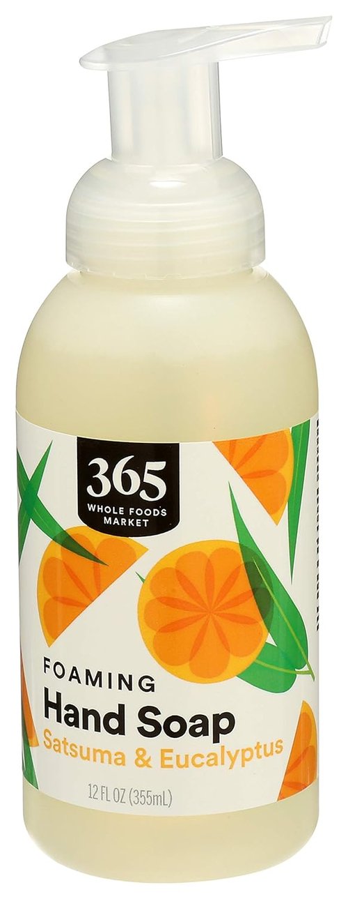 365 by Whole Foods Market - Foaming Hand Soap Satsuma Eucalyptus | 12 Fl Oz (Pack of 2)
