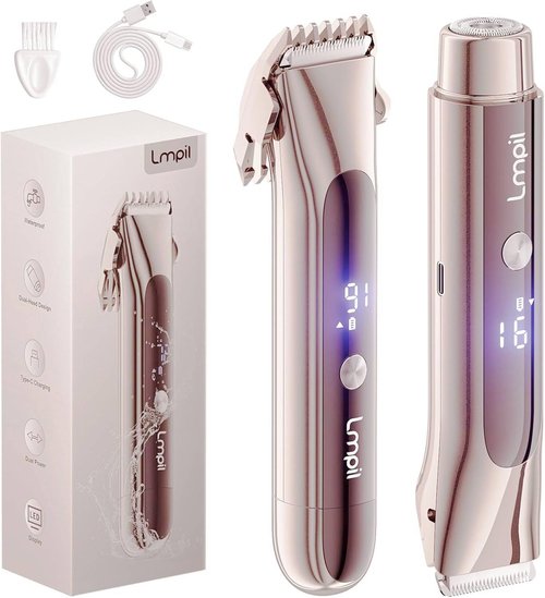 Skiennix Bikini Trimmer - 2-in-1 Electric Razor for Women | Smooth & Precise Grooming