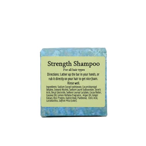 Skiennix Shampoo Bar - Lemongrass Verbena Fragrance, Salon Quality Solid Shampoo with Argan Oil - Sulfate Free, Vegan, Eco-Friendly
