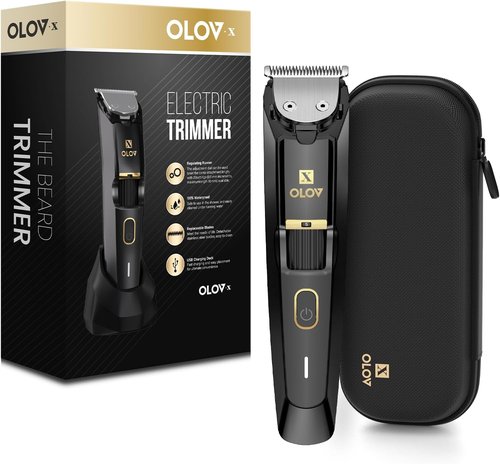 Skiennix Men's Beard Trimmer - All-in-One Precision Dial Groomer - Cordless Waterproof Clipper with 20 Adjustable Lengths