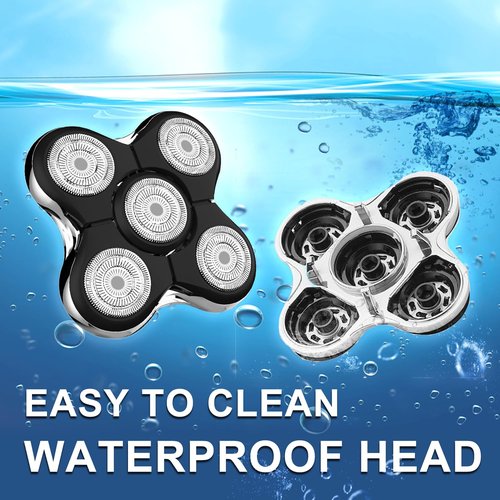 Shaver Replacment Heads Pro Head Shaver Replacement Blades Compatible with Re-ming-ton Balder Pro Head Shaver Model XR7000 precision electric razor replacement heads for bald men (1 PACK)