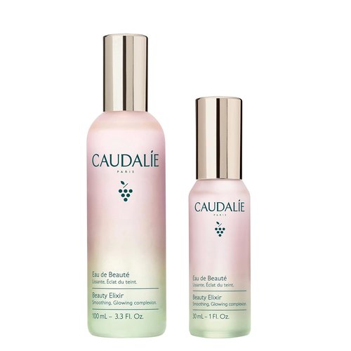 Caudalie Beauty Elixir Face Mist - Pore-Tightening Toner & Makeup Setter | 100 mL & 30 mL Travel Size