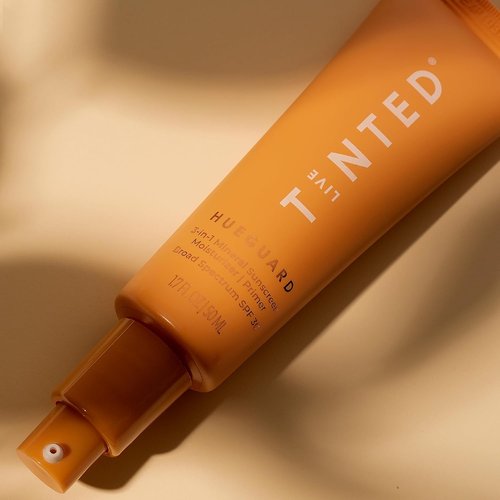 Live Tinted Hueguard® Mini 3-in-1 Mineral Sunscreen - Hydrate & Protect Skin Year-Round | SPF 30, 0.5 Fl Oz