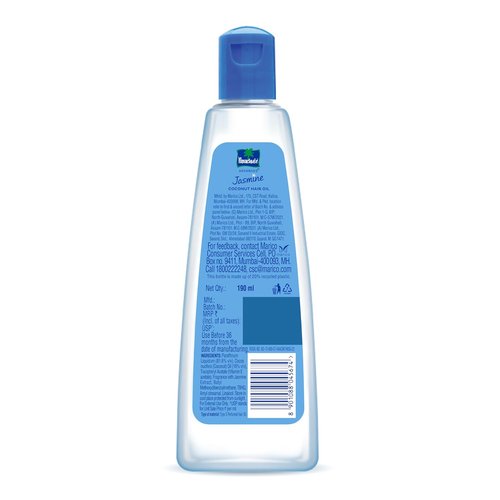 Parachute Advansed Coconut Hair Oil - Jasmine Enriched with Vitamin E | Nourishes Scalp | Non-Sticky | 6.4 Fl. Oz.