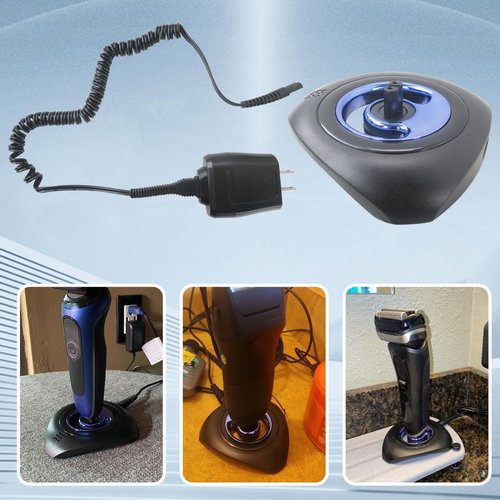 Braun Shaver Charger & Charging Stand - Replacement Base for Series 3, 5, 6, 7, 8, 9 Electric Razors