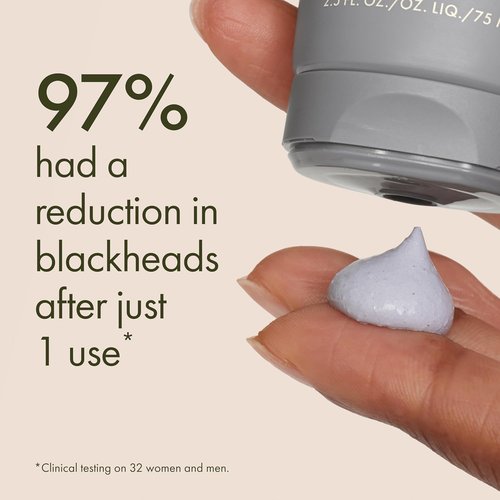 Origins Clear Improvement Face Mask - Blackhead Clearing Scrub with Salicylic Acid & Bamboo Charcoal, 2.5 Fl Oz