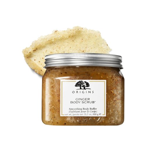 Origins Ginger Smoothing Body Scrub - Smooths & Softens with Ginger & Dead Sea Salts | 21.2 Ounce