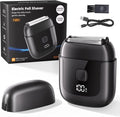 Skiennix Electric Foil Shaver - Mini Razor with 3 Floating Blades, IPX7 Waterproof, USB-C Rechargeable, Perfect for Travel & Home Grooming