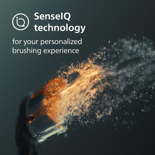 Philips Sonicare DiamondClean 9900 Prestige Electric Toothbrush - SenseIQ Technology, 5 Modes, Midnight Blue, Model HX9990/12