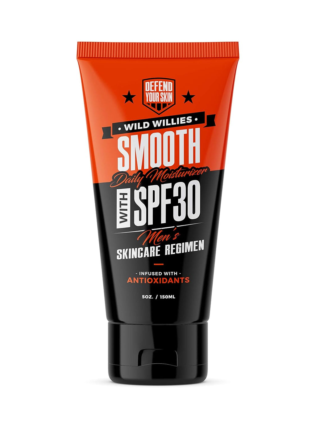Wild Willies Men's Daily Facial Moisturizer SPF 30 - Lightweight Antioxidant Face Lotion for All Skin Types